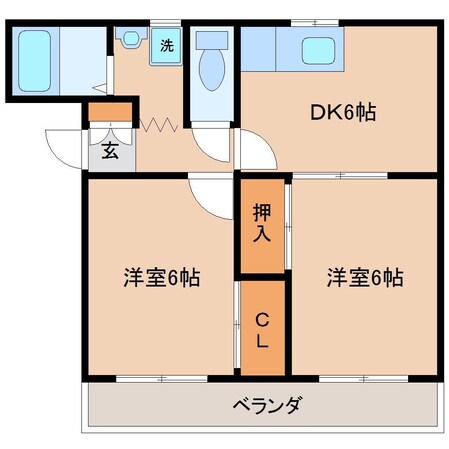 シャルム吉永の物件間取画像